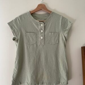 Everlane Women's Sage Green Short Sleeve Tee